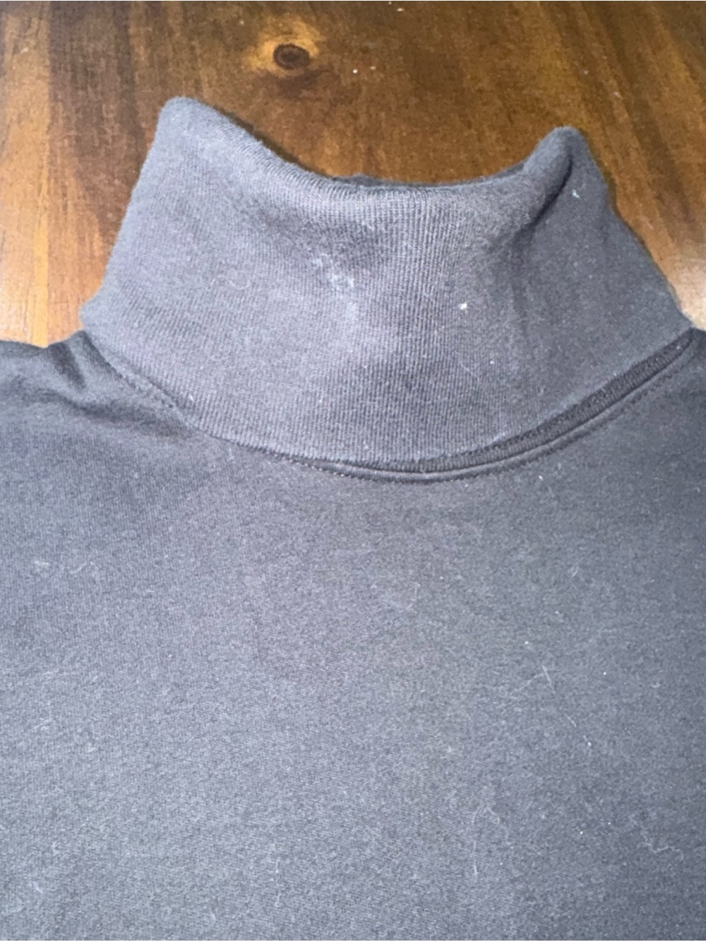 VTG Lauren Ralph Lauren Black Cotton Turtleneck Embroidered Logo Womens L - Picture 5 of 8